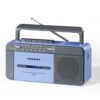 Crosley Draagbare Cassette Speler CT102 Met Bluetooth - Blauw | Crosley