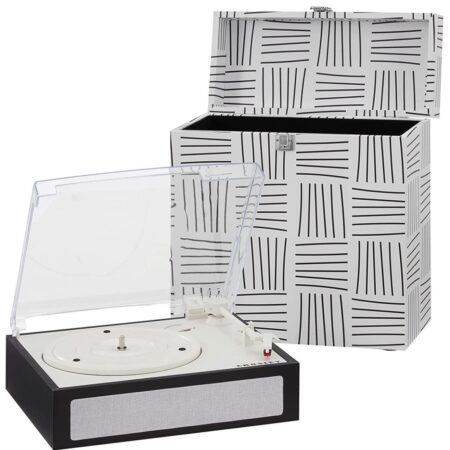 Crosley Electronics Fusion Turntable Combo In Zwart & Wit | Crosley