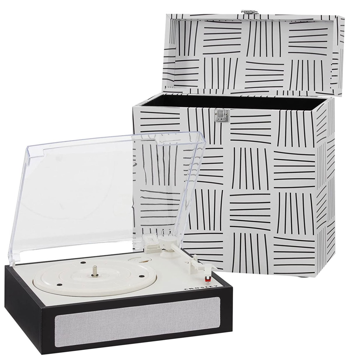Crosley Electronics Fusion Turntable Combo In Zwart & Wit | Crosley