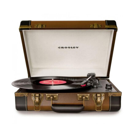 Crosley Executive Portable USB Platenspeler - Bruin/Zwart B-Stock | 37% korting | Crosley