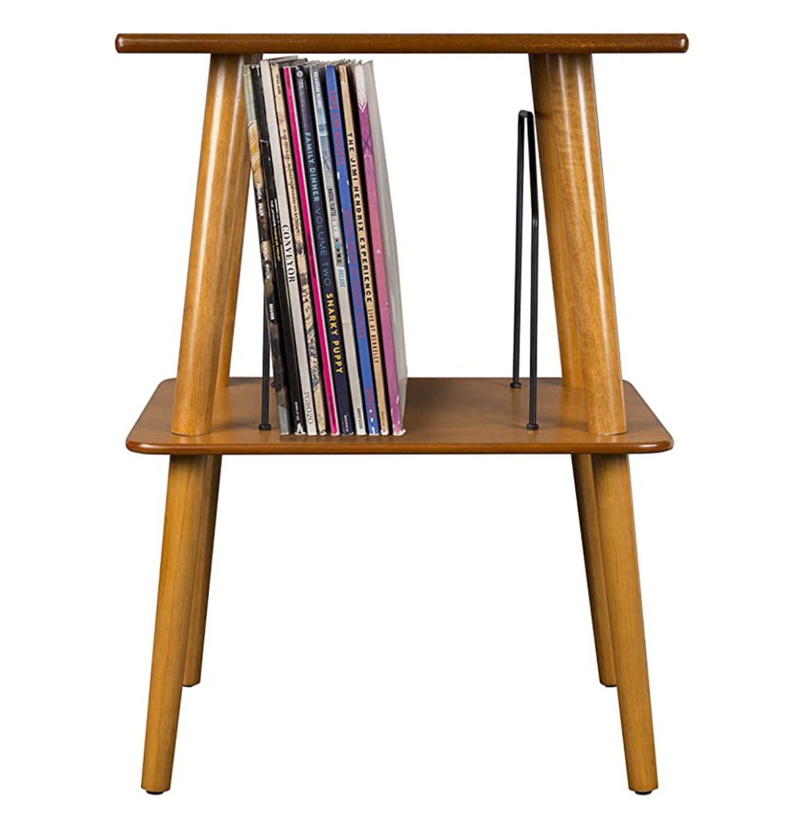Crosley Manchester Platenspelermeubel Met Platen Opslag Vak - Eiken (B-Stock) | 23% korting | Crosley