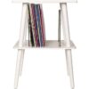 Crosley Manchester Platenspelermeubel Met Platen Opslag Vak - Wit (B-Stock) | 35% korting | Crosley
