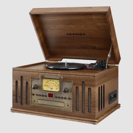 Crosley Musician 8-in-1 Entertainment System - Walnoot | Crosley