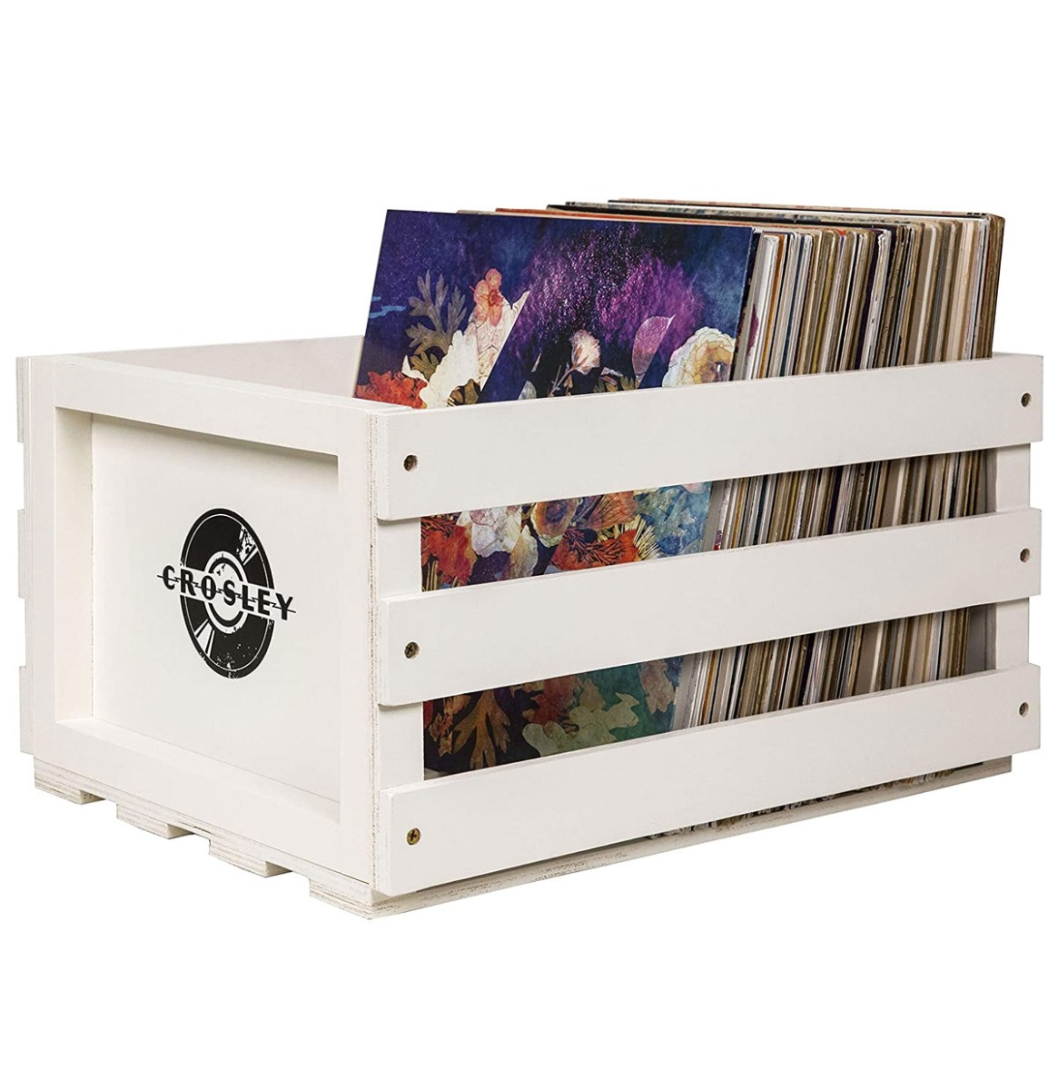 Crosley Opberg Krat - Wit (LP) | Crosley
