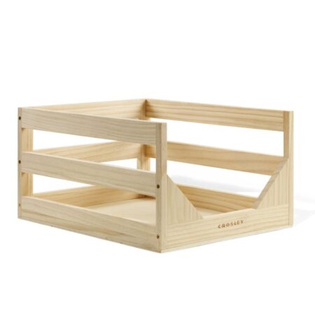 Crosley Opbergkrat - Naturel Hout (LP) | Crosley