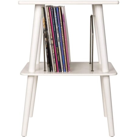 Crosley ST66-WH Manchester Platenspeler Meubel Platen Opslag Vak - Wit | Crosley