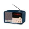 Crosley Tribute AM/FM Radio Met Bluetooth - Navy | Crosley