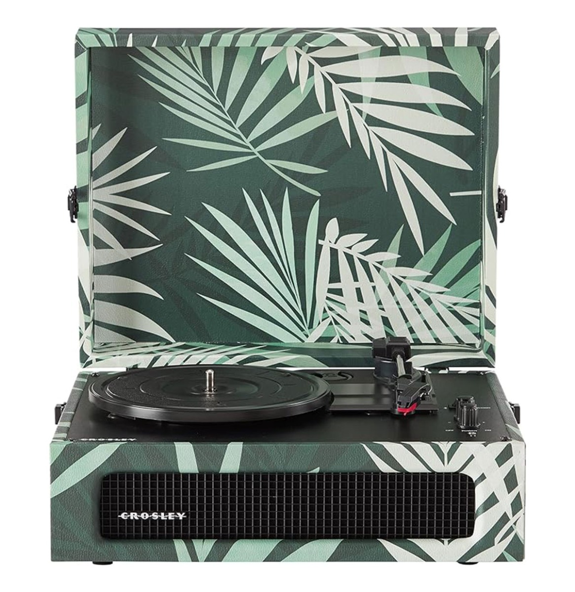 Crosley Voyager Draagbare Retro Platenspeler - Botanical - BLUETOOTH IN/OUT (B-STOCK) | 35% korting | Crosley