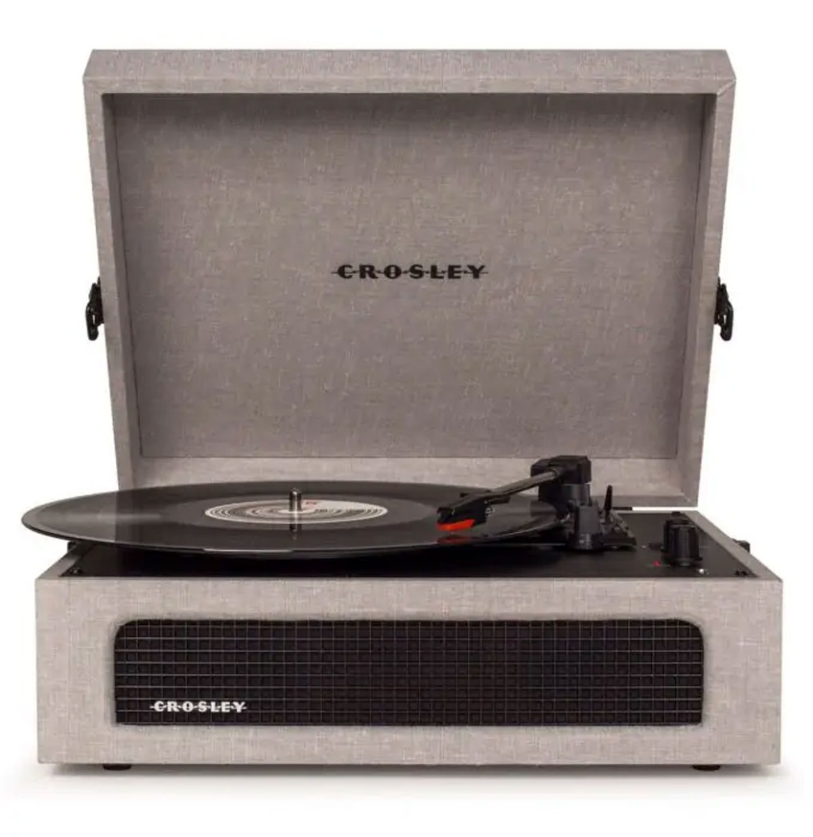 Crosley Voyager Draagbare Retro Platenspeler - Grijs - BLUETOOTH IN/OUT | Crosley