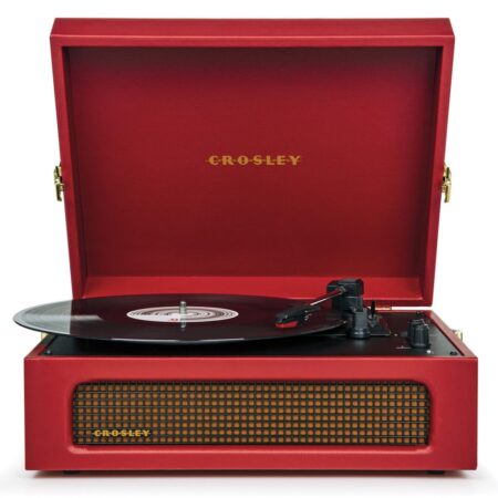 Crosley Voyager Portable Retro Platenspeler - Burgundy | Crosley
