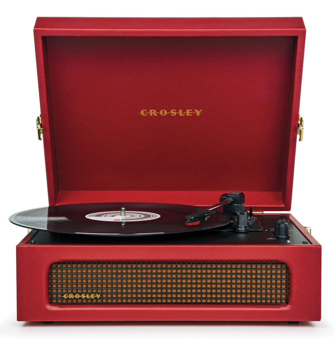 Crosley Voyager Portable Retro Platenspeler - Burgundy | Crosley