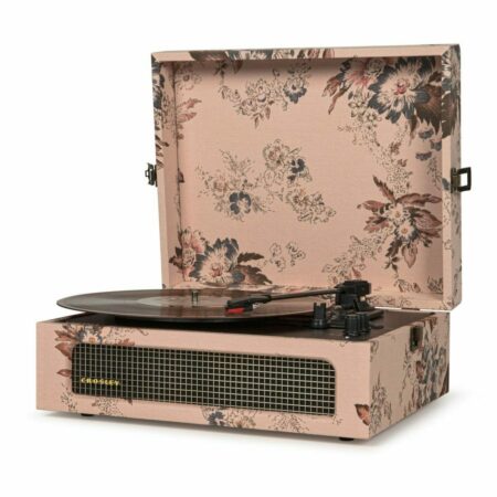 Crosley Voyager Portable Retro Platenspeler Met Bluetooth In/Out - Floral | Crosley