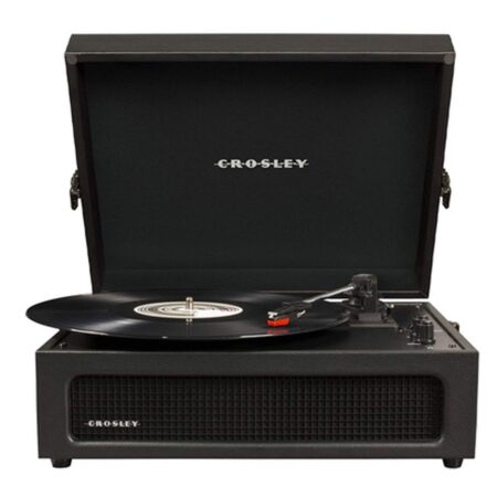 Crosley Voyager Portable Retro Platenspeler - Met Bluetooth In/Uit - Zwart | Crosley