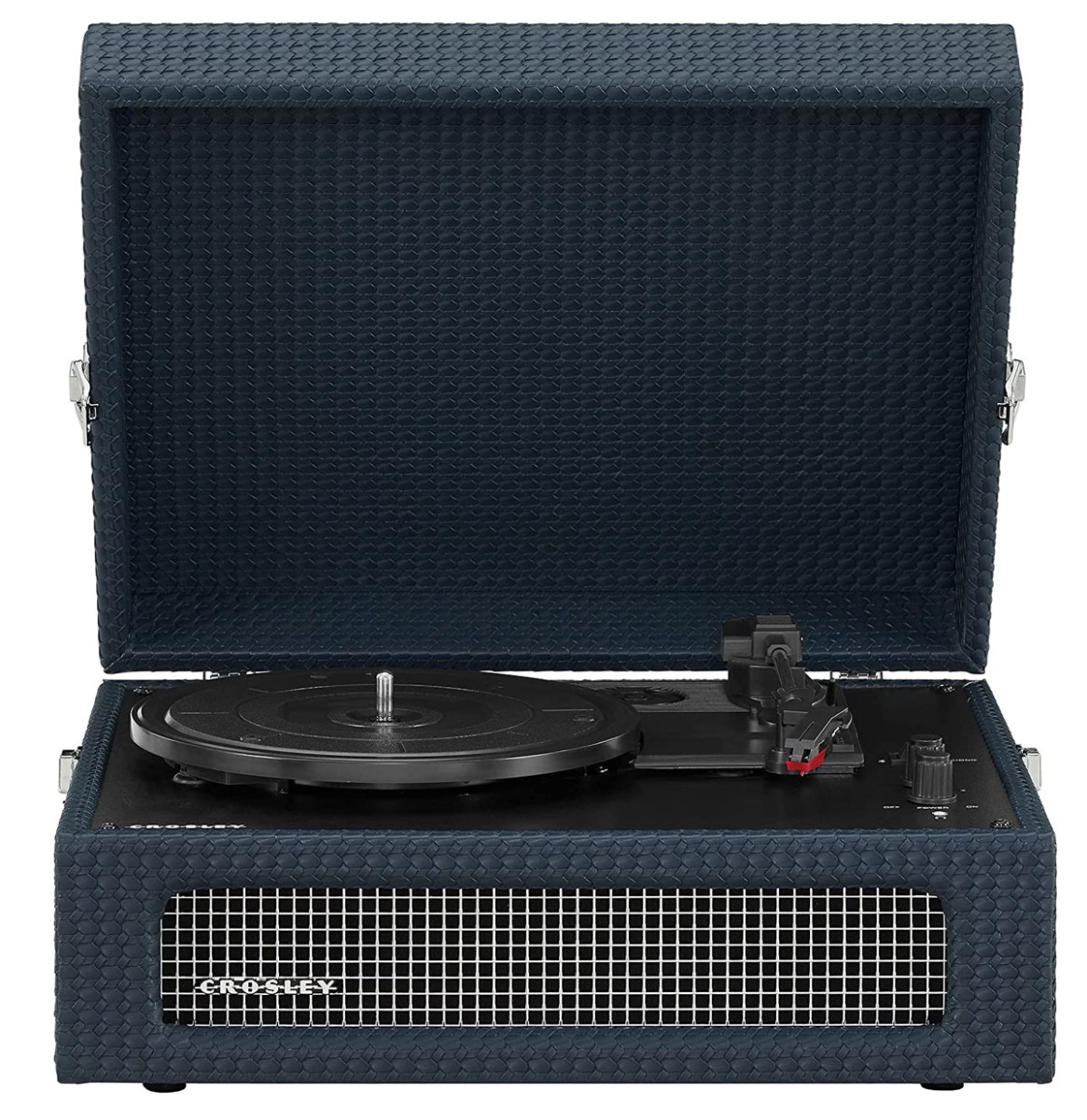 Crosley Voyager Portable Retro Platenspeler - Navy BLUETOOTH IN/OUT | Crosley