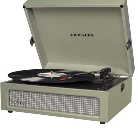 Crosley Voyager Portable Retro Platenspeler - Sage BLUETOOTH IN/OUT | Crosley