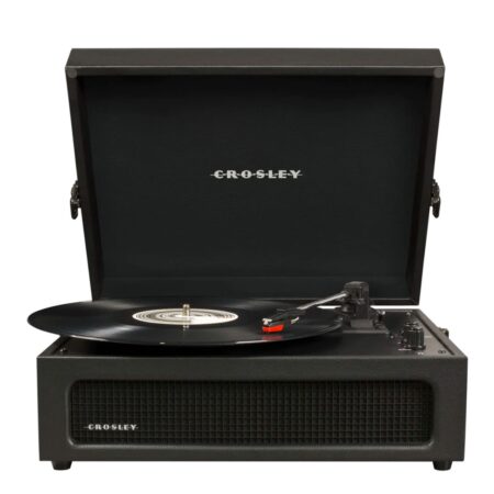 Crosley Voyager Portable Retro Platenspeler - Zwart BLUETOOTH IN (B-STOCK) | 25% korting | Crosley