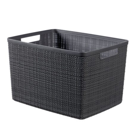 Curver Jute Mand 20 L Antraciet | Curver