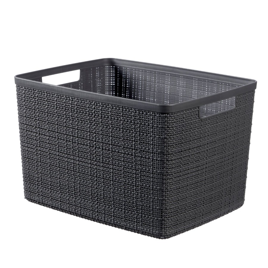 Curver Jute Mand 20 L Antraciet | Curver
