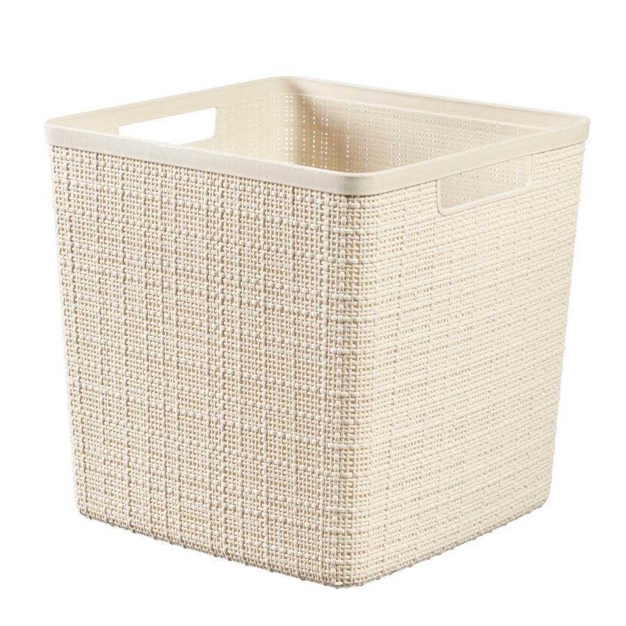 Curver Jute Mand Vierkant 17 L Off White | Curver