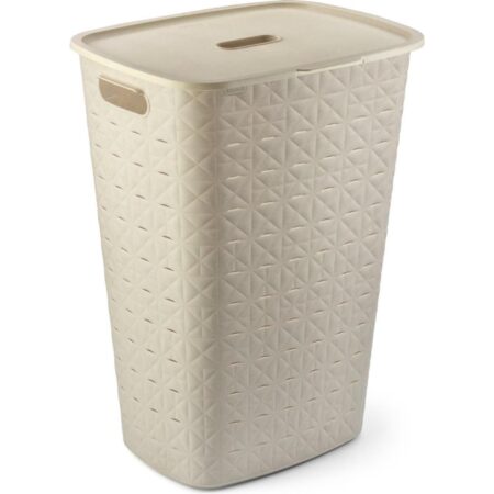 Curver Softex wasbox met deksel 56L wit | Curver