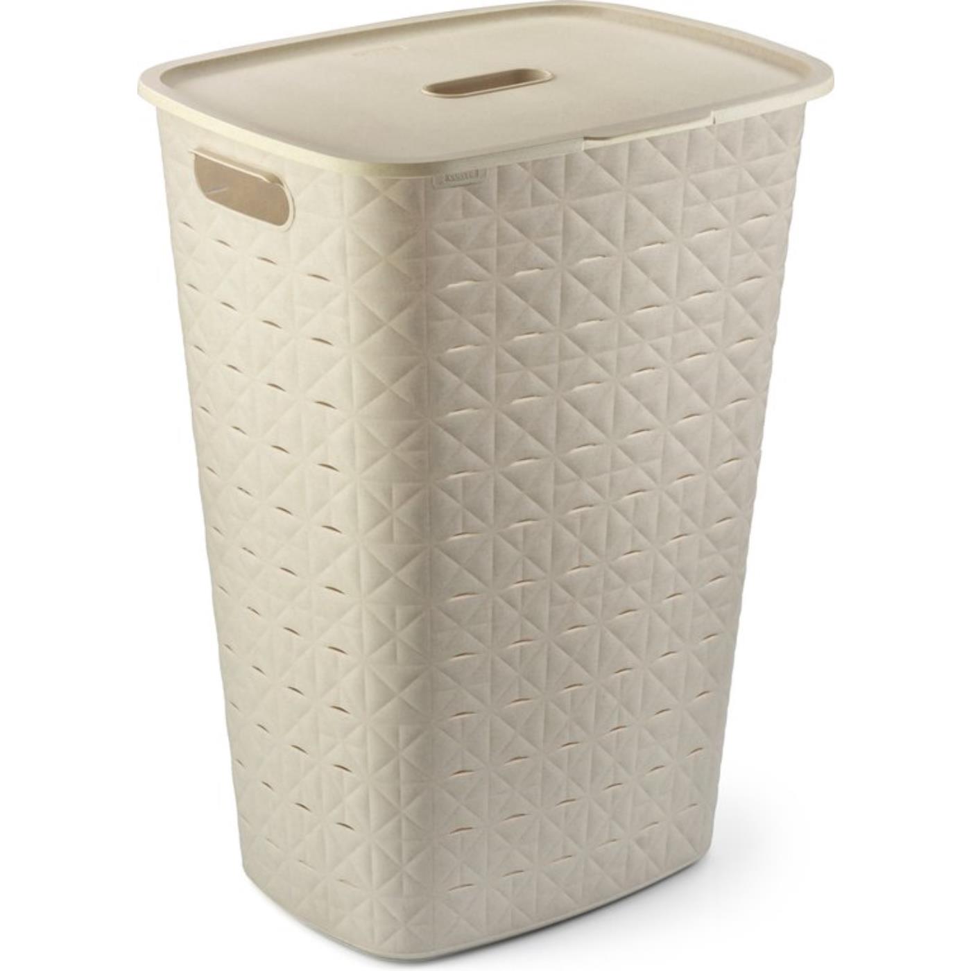 Curver Softex wasbox met deksel 56L wit | Curver