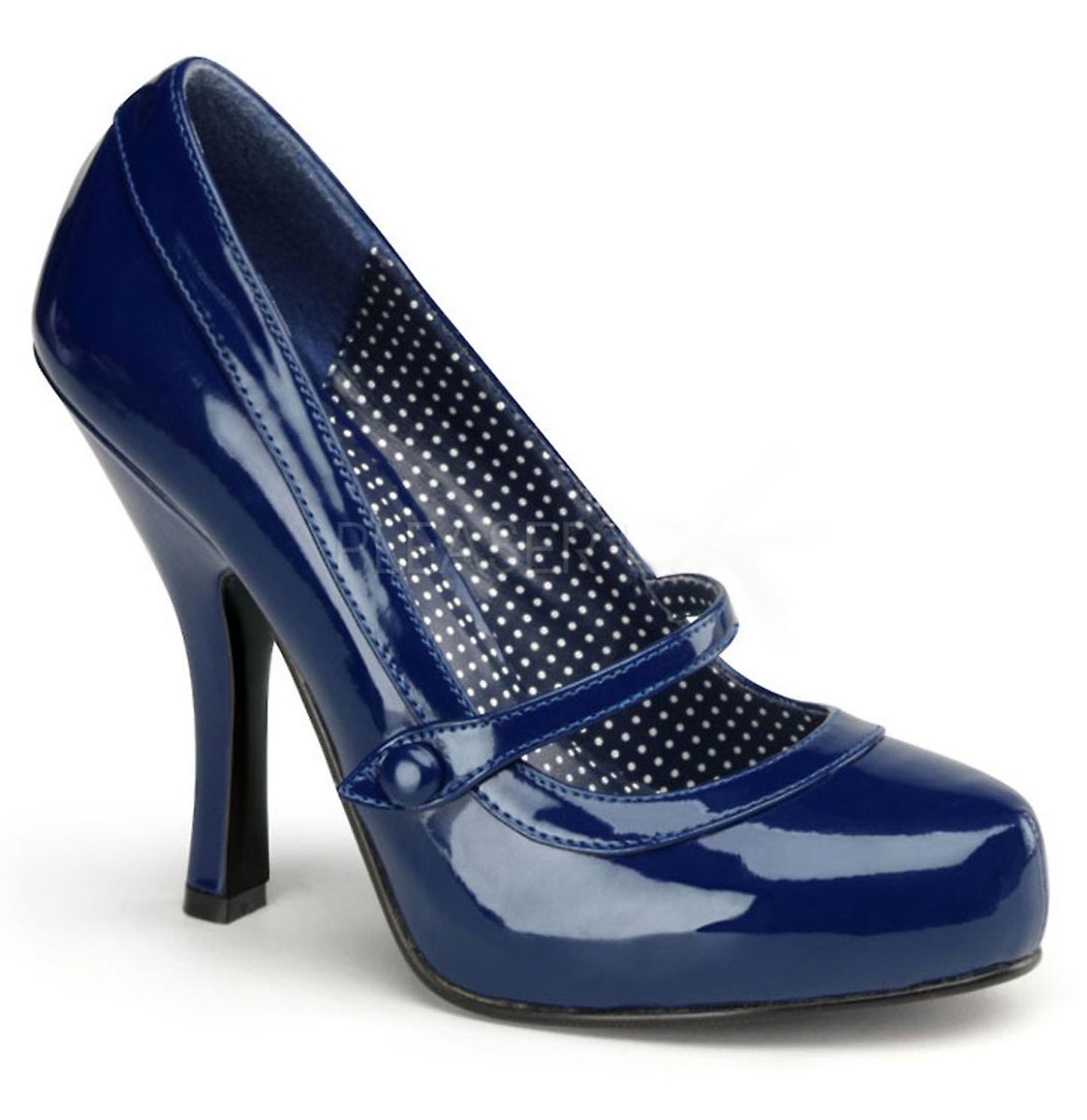 Cutiepie Pump Navy-41 (NL) / 8 (UK) | 49% korting | Pinup Couture