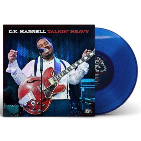 D.K. Harrell - Talkin' Heavy (Doorzichtig Blauw Vinyl) (LP) | Fiftiesstore