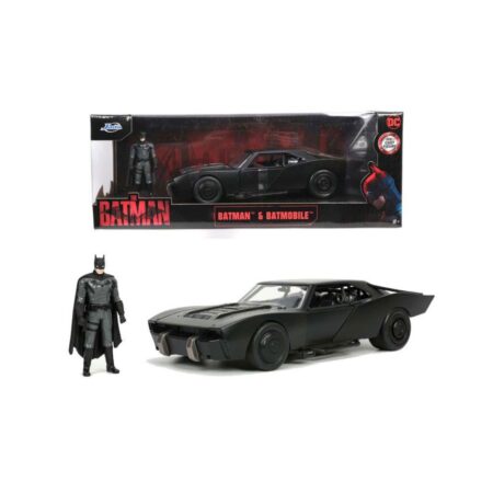 DC Comics: The Batman - Batmobile and the Batman 1:24 Schaal Set LAATSTE STUKS | Fiftiesstore
