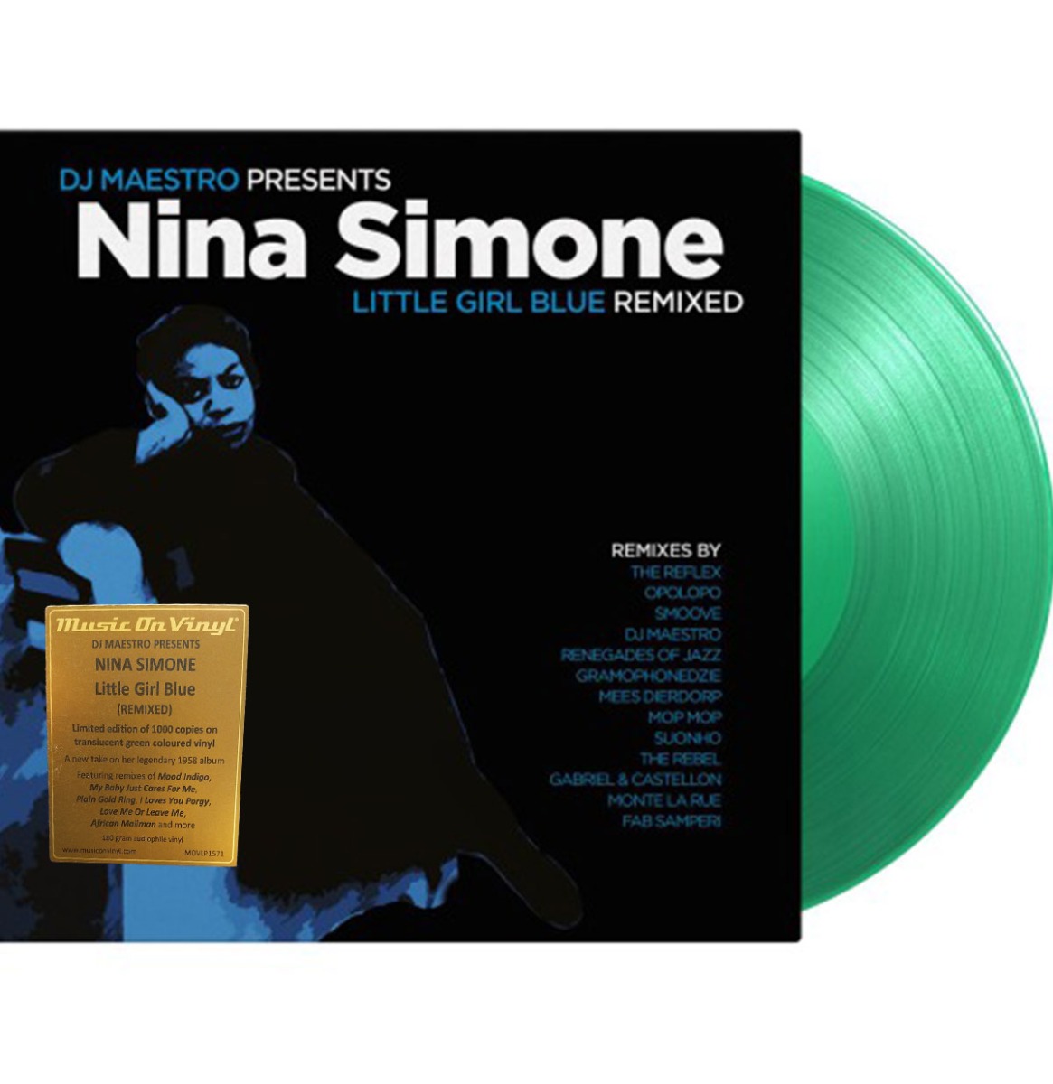 DJ Maestro Presents Nina Simone - Little Girl Blue (Remixed) (Gekleurd Vinyl) 2 (LP) | Music on Vinyl