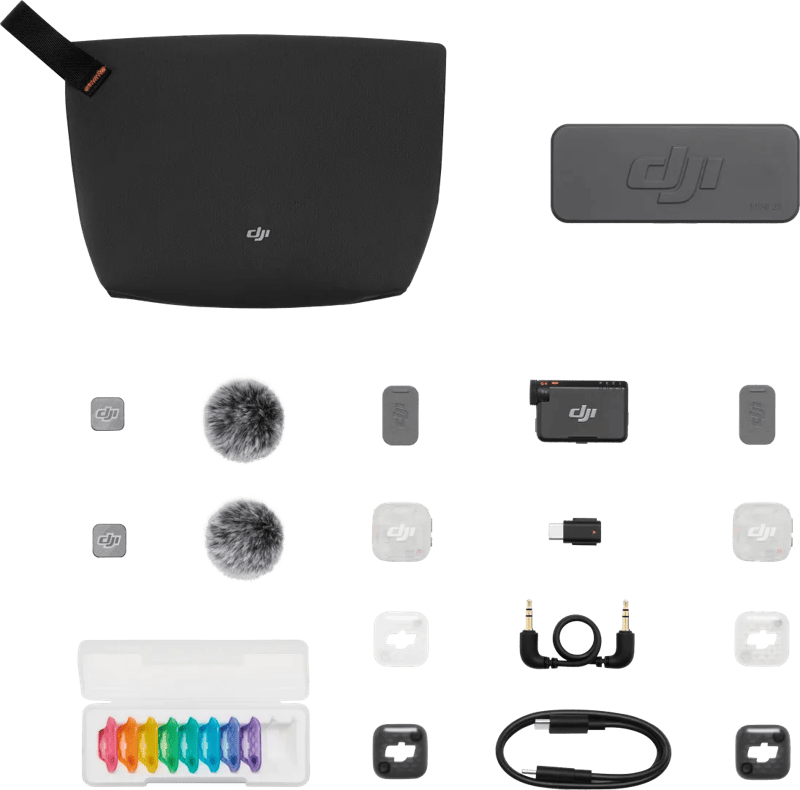 DJI Mic Mini 2S (2 TX + 1 RX + Oplaadcase)
