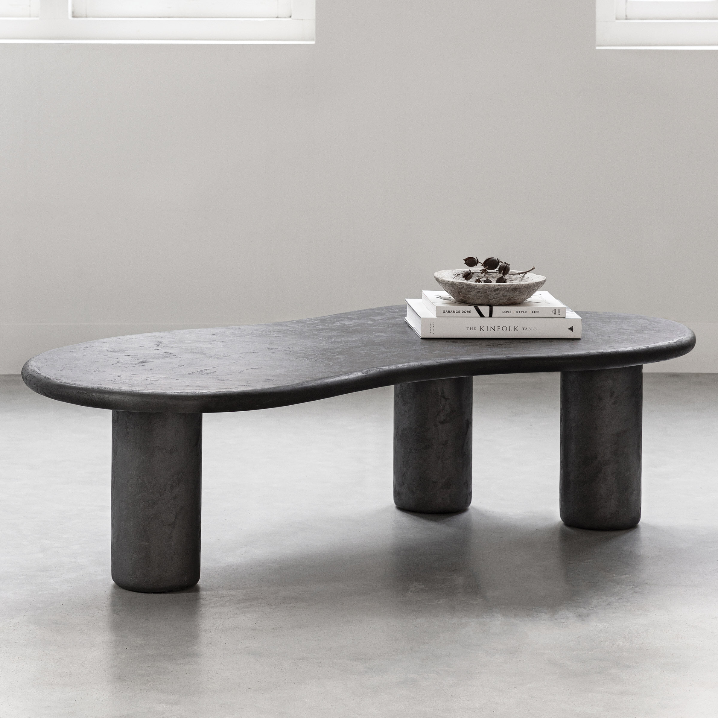 DTP Home Organische Salontafel 'Curva' Betonlook
