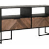 DTP Home TV-meubel 'Criss Cross' Hout en staal