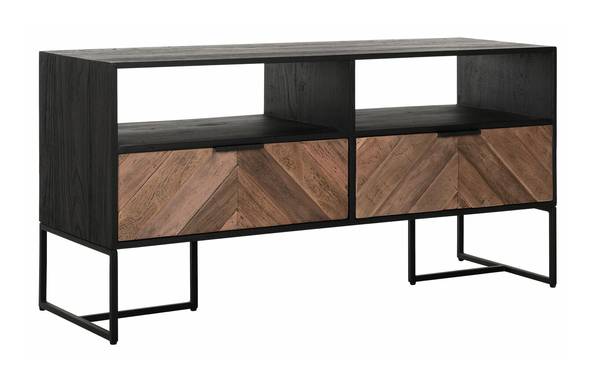 DTP Home TV-meubel 'Criss Cross' Hout en staal