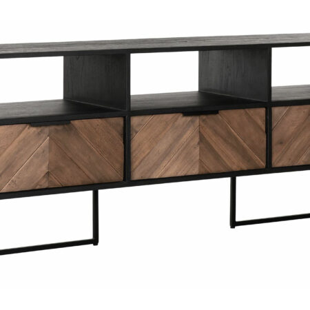 DTP Home TV-meubel 'Criss Cross' Hout en staal