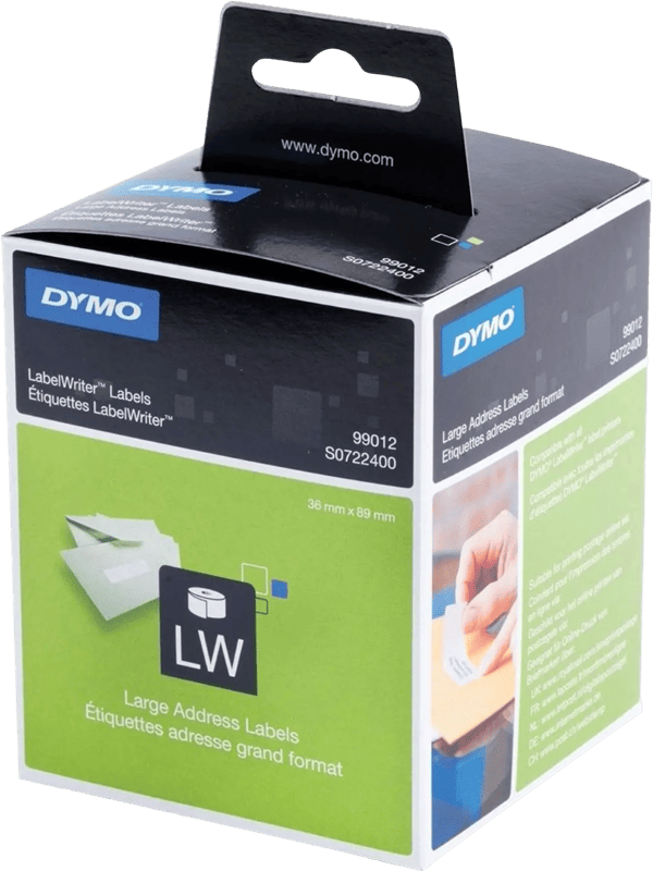 DYMO LabelWriter Adres Etiket 36 x 89 mm 520 stuks