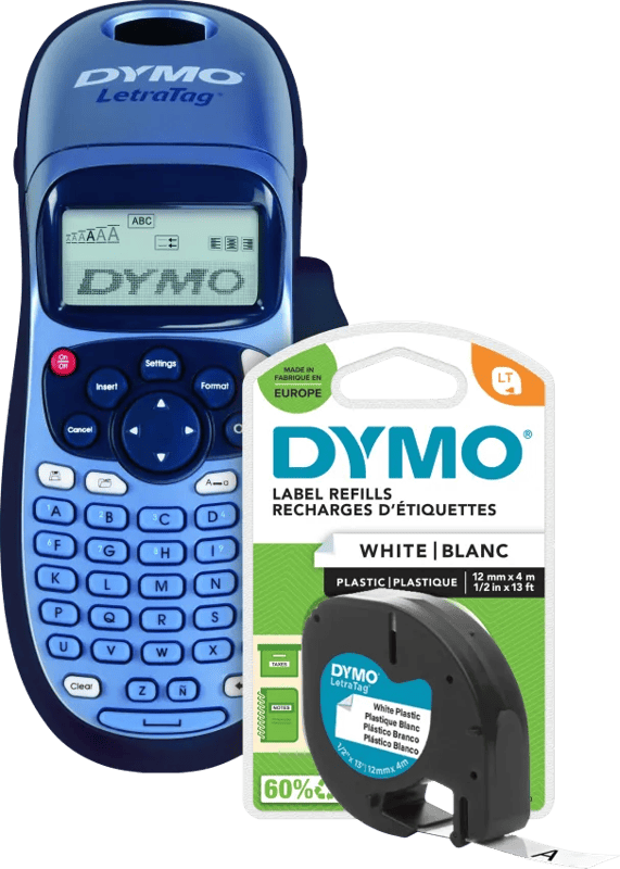 DYMO LetraTag LT-100H + 1 extra label