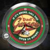 Dad's Garage Neonklok 38 cm | Real Neon Art
