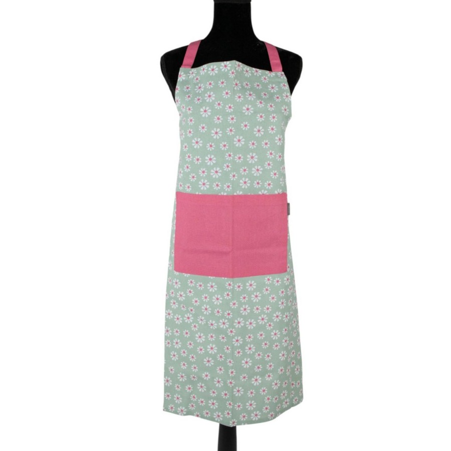 Daisy Flowers Schort Groen 75x90 Cm |