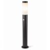 Dally LED Sokkellamp Zwart L - Bewegingssensor - Schemerschakelaar - E27 fitting - IP44 Waterdicht - 110 cm - padverlichting - Staande buitenlamp | HOFTRONIC