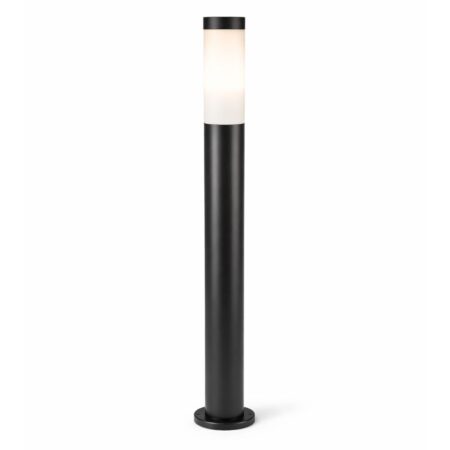 Dally LED Sokkellamp Zwart L - E27 fitting - IP44 Waterdicht - 110 cm - tuinverlichting - padverlichting - Staande buitenlamp | HOFTRONIC