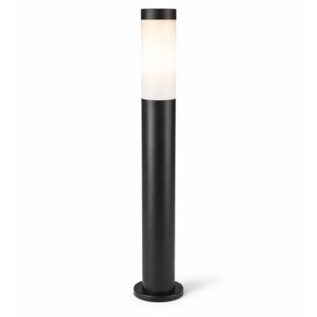 Dally LED Sokkellamp Zwart M - E27 fitting - IP44 Waterdicht - 80 cm - tuinverlichting - padverlichting - Staande buitenlamp | HOFTRONIC