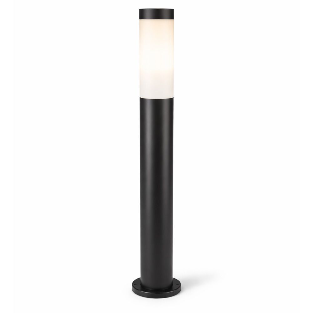 Dally LED Sokkellamp Zwart M - E27 fitting - IP44 Waterdicht - 80 cm - tuinverlichting - padverlichting - Staande buitenlamp | HOFTRONIC