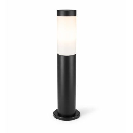 Dally LED Sokkellamp Zwart S - E27 fitting - IP44 Waterdicht - 45 cm - tuinverlichting - padverlichting - Staande buitenlamp | HOFTRONIC