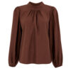 Dames Blouse Evi Marron | Signe Nature