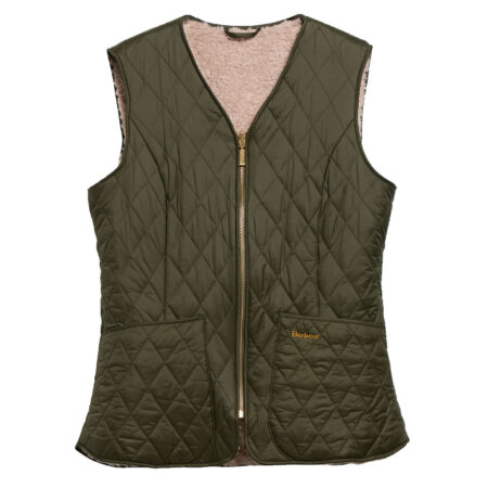 Dames Bodywarmer Markenfield Olive Natural | Barbour