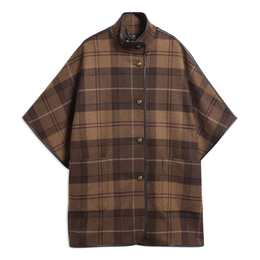 Dames Cape Judith Wool Shadow Muted | Barbour