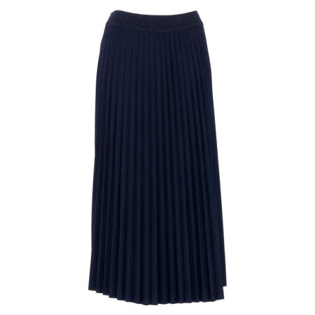 Dames Plisse Rok Marine | Signe Nature