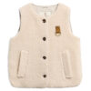 Dames bodywarmer Fleece Bowes Ecru | Barbour