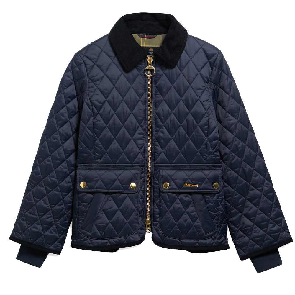 Damesjas Quilted Beadnell Navy/ Classic | Barbour