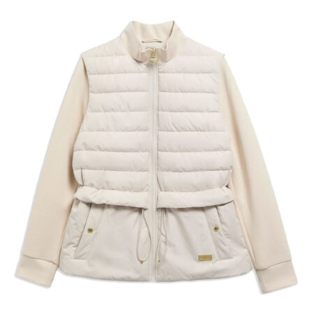 Damesjas Quilted Sweat Moonbeam | Barbour International
